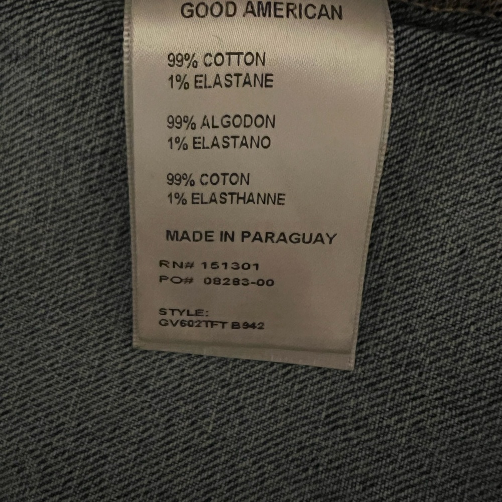 Good American women’s size 18 Jeans 99% cotton like new condition - Picture 4 of 6